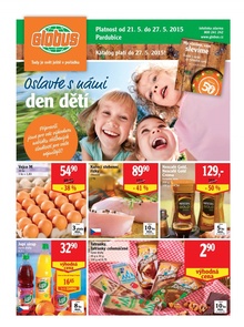 akční leták Globus 21.5.2015-27.5.2015