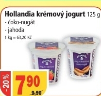 Jogurt kremovy ochuceny hollandia