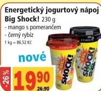 Napoj jogurtovy big shock