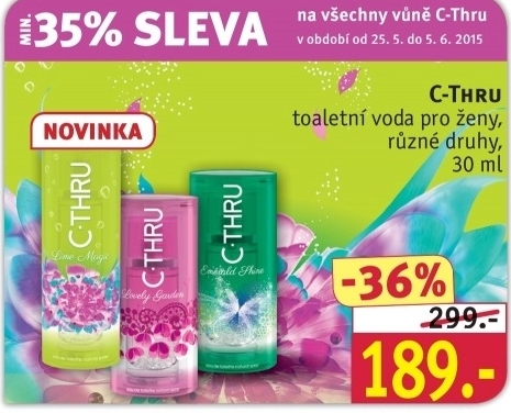 Toaleni voda damska c thru