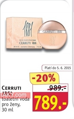 Toaleni voda damska 1881 cerruti