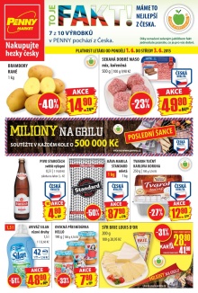 akční leták Penny Market 1.6.2015-3.6.2015