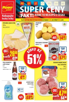 akční leták Penny Market 1.6.2015-3.6.2015