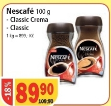 Kava instantni classic nescafe