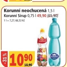 Voda prirodni korunni