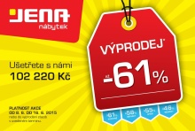 akční leták Jena nábytek 8.6.2015-16.6.2015