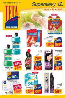 akční leták Teta drogerie 11.6.2015-20.6.2015