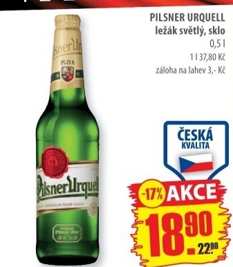 Pivo pilsner urquell