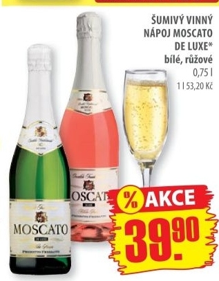 Sekt de luxe moscato
