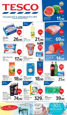 akční leták Tesco 17.6.2015-23.6.2015
