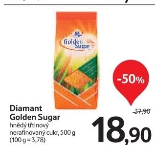 Cukr trtinovy golden diamant