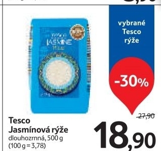 Ryze jasminova tesco