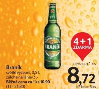 Pivo svetle vycepni 10 branik