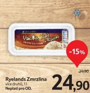 Zmrzlina ve vanicce ryelands