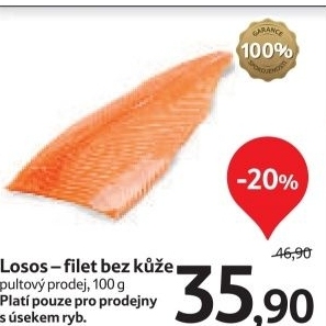 Losos filet bez kuze