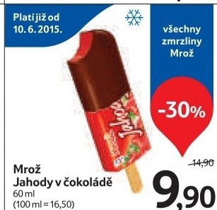 Nanuk jahody v cokolade mroz prima