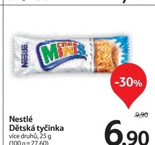 Tycinka cerealni nestle