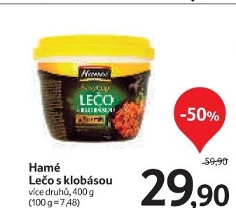 Leco s klobasou snadno a rychle hame