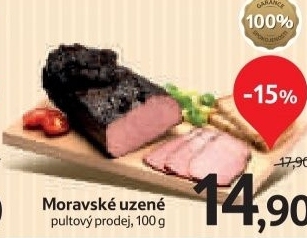 Maso moravske uzene kostelecke uzeniny