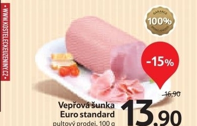 Sunka veprova euro standard kostelecke uzeniny