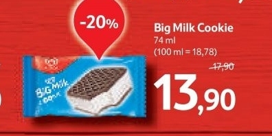 Zmrzlina cookie big milk algida