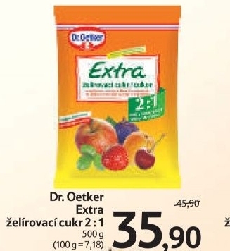Cukr zelirovaci extra dr oetker