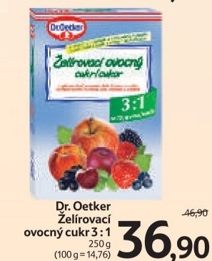 Cukr zelirovaci ovocny dr oetker