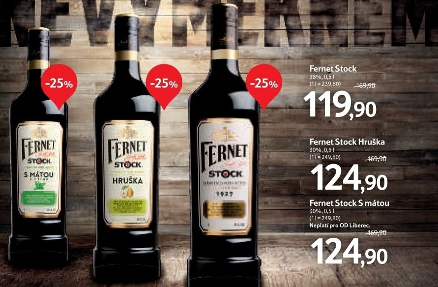 Liker bylinny fernet stock