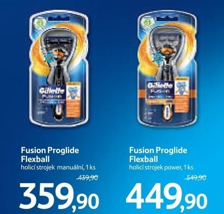 Strojek holici pansky flexball proglide fusion gillette