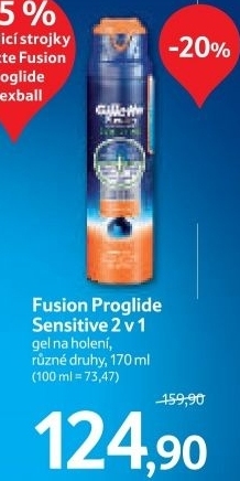 Gel na holeni pansky sensitive 2v1 proglide fusion gillette