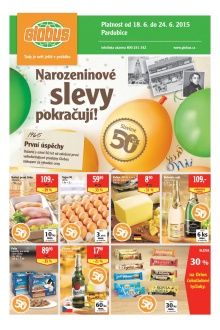 akční leták Globus 18.6.2015-24.6.2015