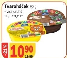 Dezert tvarohacek milko