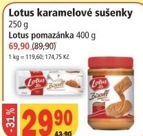 Susenky karamelove lotus