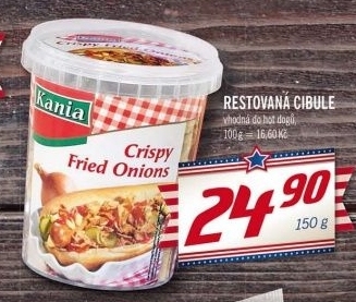 Cibule restovana kania