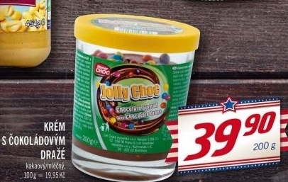 Cokokrem s cokoladovym draze mister choc