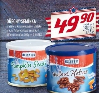 Orechy vlasske prazene a karamelizovane mcennedy