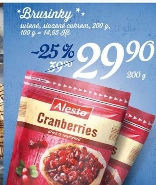 Susene brusinky alesto
