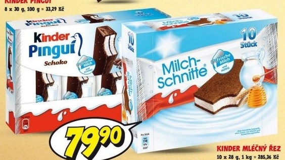 Dezert pingui kinder