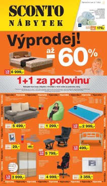 akční leták Sconto nábytek 24.6.2015-14.7.2015