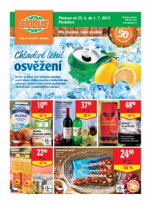 akční leták Globus 25.6.2015-1.7.2015
