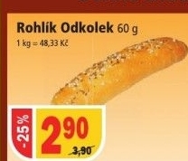 Rohlik odkolek delta