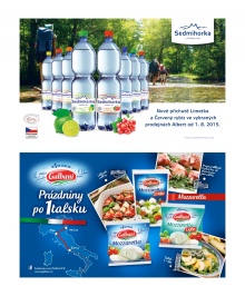 akční leták Albert 1.7.2015-31.8.2015