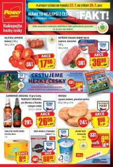 akční leták Penny Market 27.7.2015-29.7.2015
