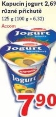 Jogurt ochuceny kapucin