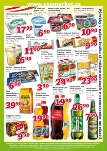 akční leták ESO MARKET 29.7.2015-9.8.2015