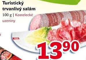Salam turisticky kostelecke uzeniny