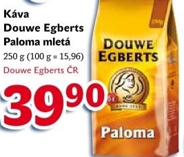 Kava mleta paloma douwe egberts