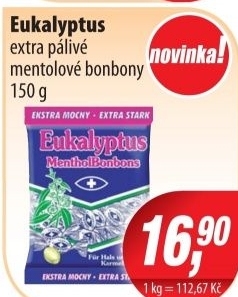 Bonbony mentolove eukalyptus - ENAPO akcniletaky.com