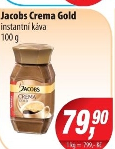Kava instantni crema gold jacobs