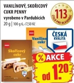 Cukr vanilinovy penny